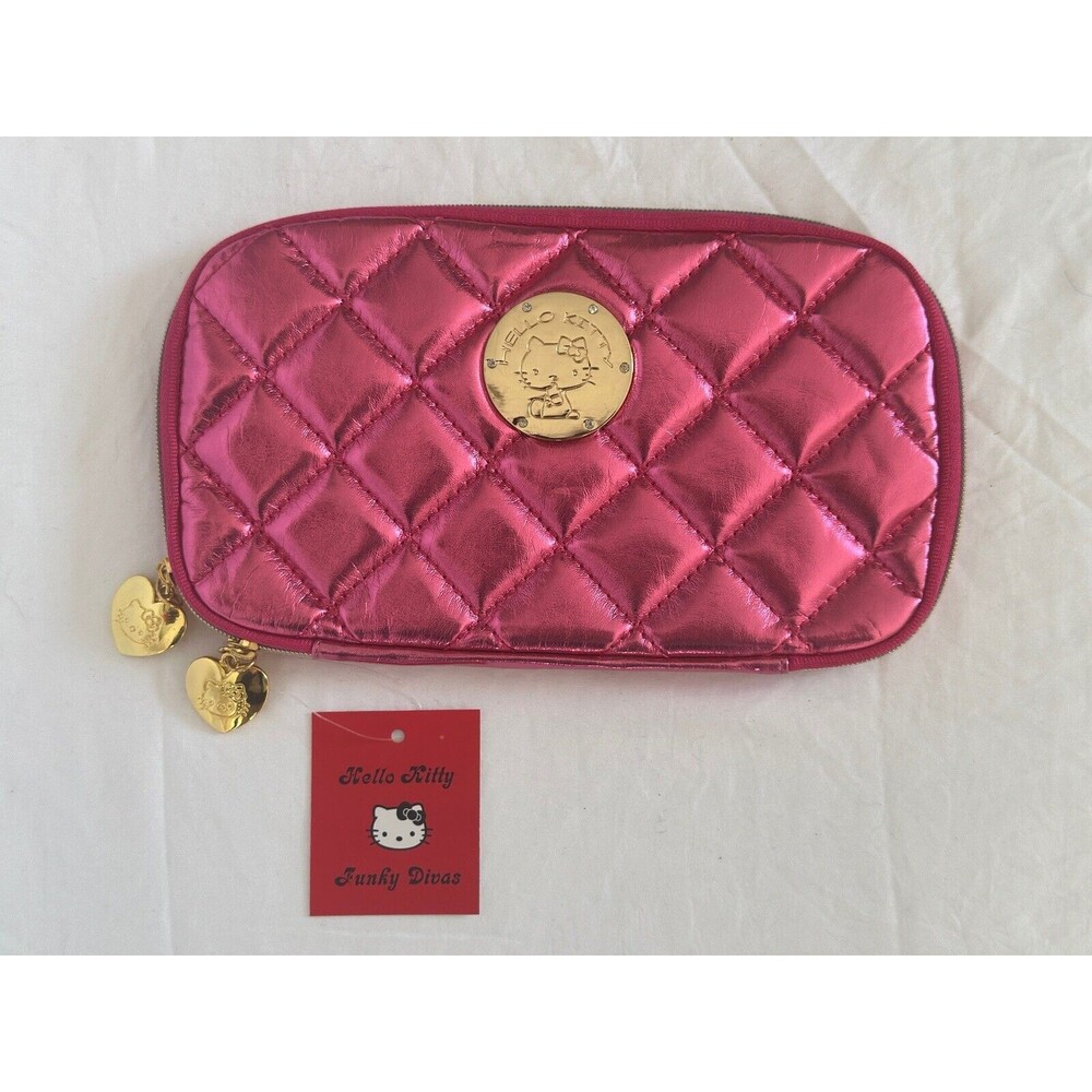 Rare! Vintage 2008 Hello Kitty Pink Case Wallet Japan Only